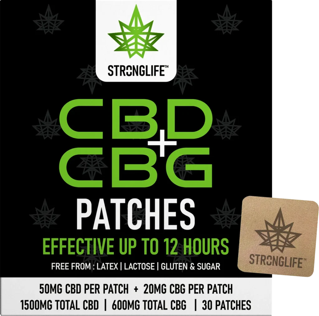 CBD and CBG Patches Stronglife Transdermal Patches with Patch