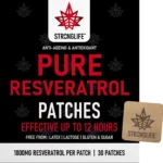 Resveratrol UK Patches Stronglife Transdermal Patches with Patch