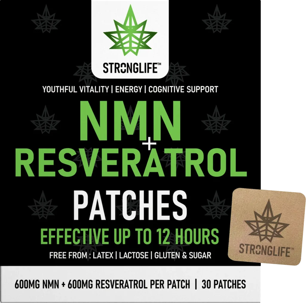 NMN & Resveratrol Patches Stronglife Transdermal Patches with Patch Resveratrol and NMN