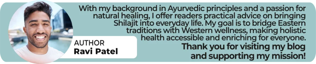 Ravi Patel Shilajit Blog Stronglife