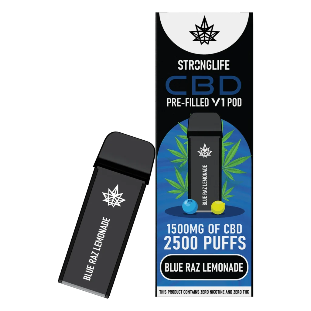 raz cbd vape V1 Prefilled CBD Vape Pod: Blue Raz Lemonade