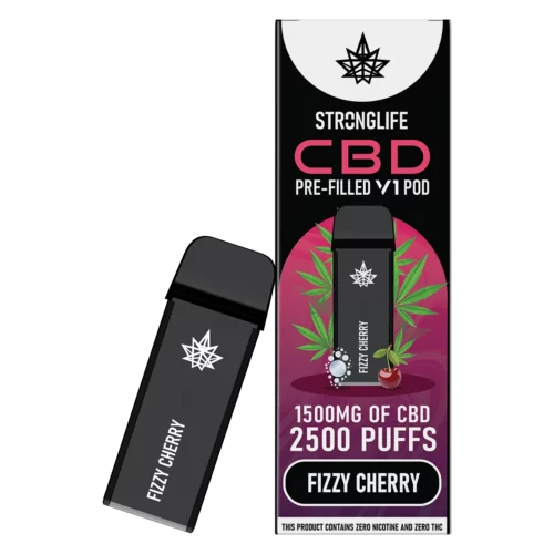 Stronglife CBD Vape Pods CBD Pod Vapes Fizzy Cherry
