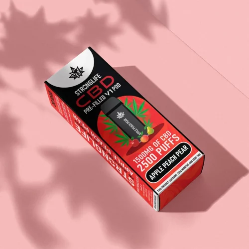 Stronglife V1 Vape Pod CBD Pod Vape Apple Peach Pear