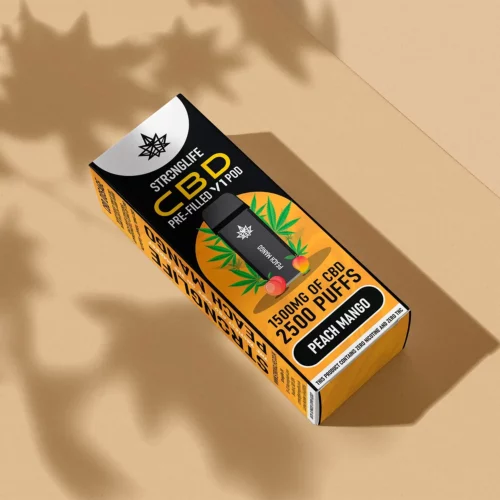 Stronglife V1 Vape Pod CBD Pod Vape Peach Mango