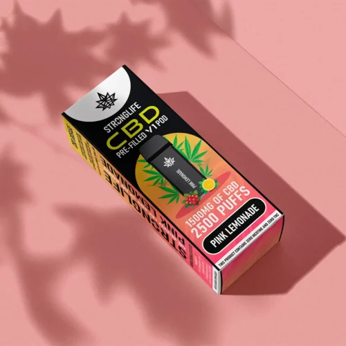Stronglife V1 Vape Pod CBD Pod Vape Pink Lemonade