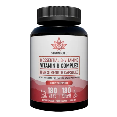 Methylated B Vitamins Complex Capsules Stronglife methylated vitamin b complex