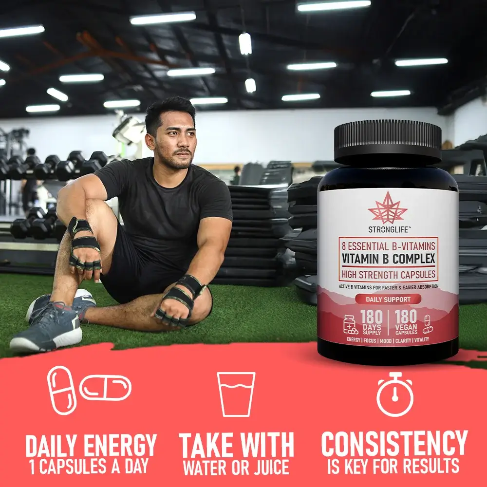 Stronglife Methylated B Vitamins Capsules Vitamin B Supplement How To Use Methylated Vitamin B Complex
