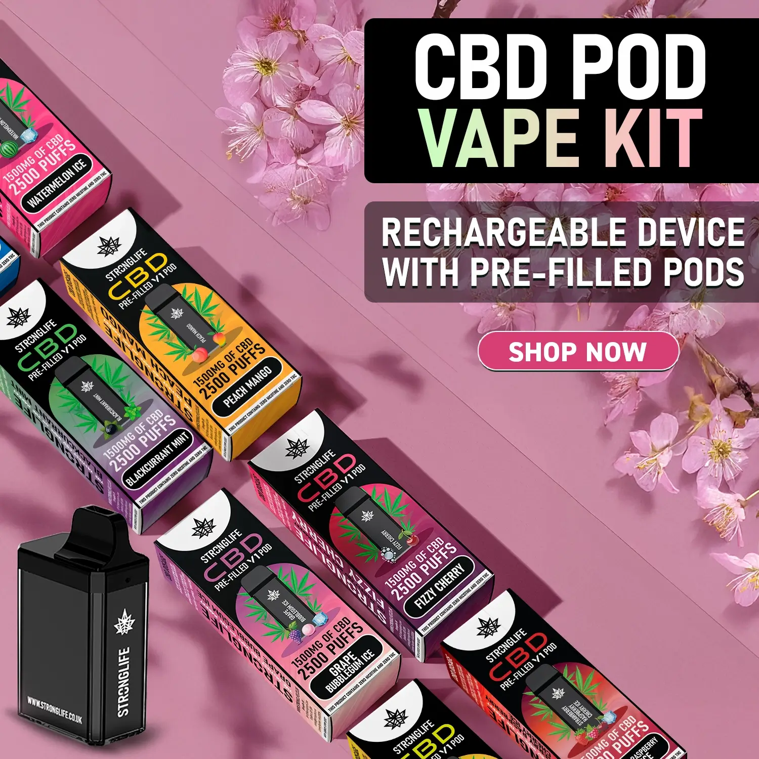 V1 CBD POD VAPE KIT