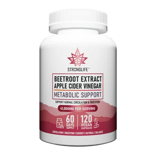Buy Beetroot Extract Apple Cider Vinegar Vegan Capsules Supplement Stronglife