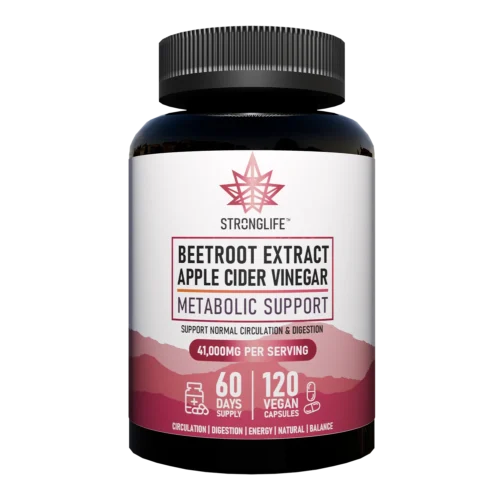 Buy Beetroot Extract Apple Cider Vinegar Vegan Capsules Supplement Stronglife