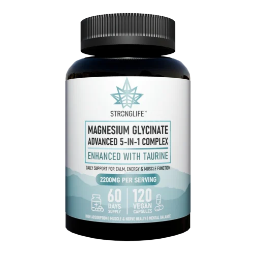 Buy Magnesium Glycinate Advanced 5-in-1 Magnesium Complex with Taurine Stronglife