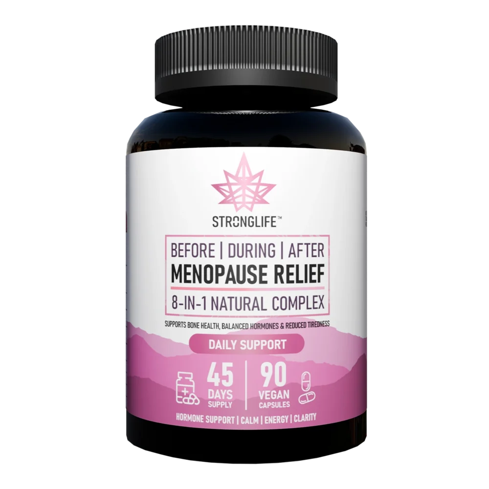 Buy Menopause Relief Capsules Menopause Capsules Daily Support 8-in-1 Natural Menopause Complex Stronglife