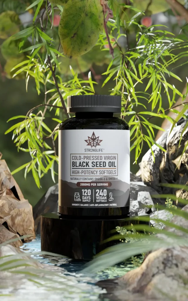 Stronglife Cold Pressed Virgin Black Seed Oil Capsules Black Seed Oil Softgels
