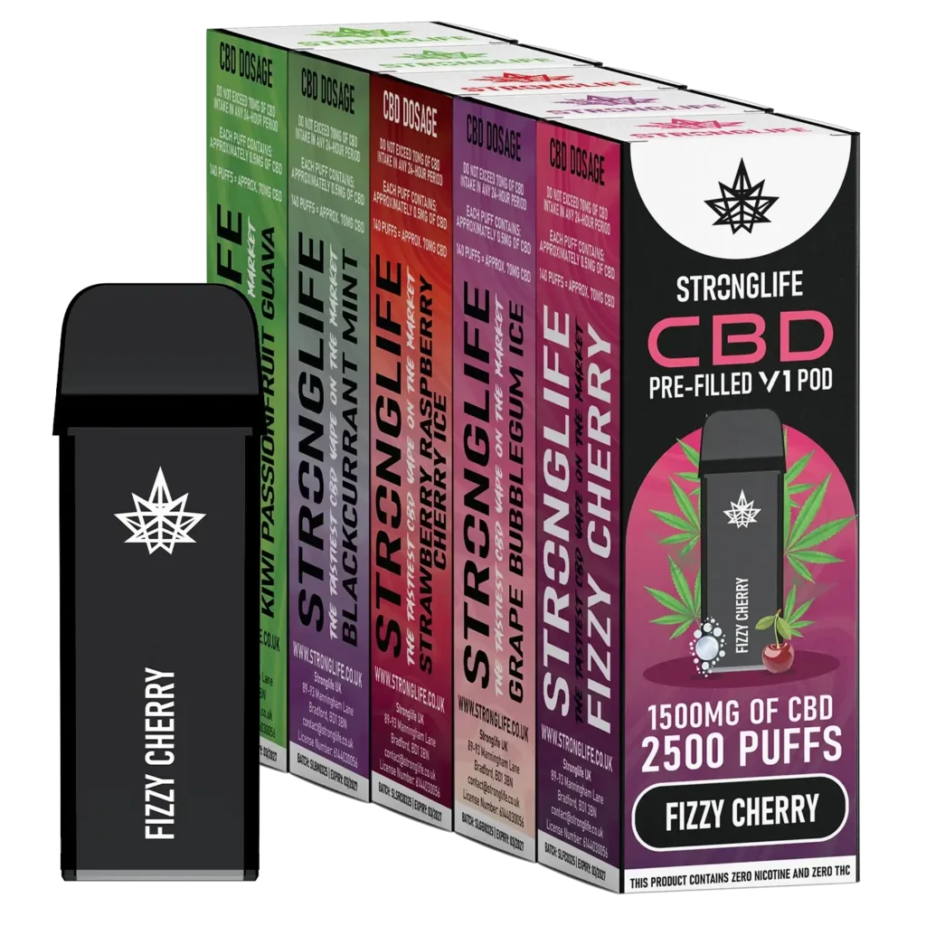 CBD Vape Pods 5 Pack Bundle Stronglife CBD Vapes Random Pods