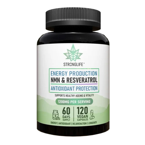 Buy NMN Resveratrol Capsules NMN Capsules Energy Production Antioxidant Protection Healthy Ageing Vitality Stronglife