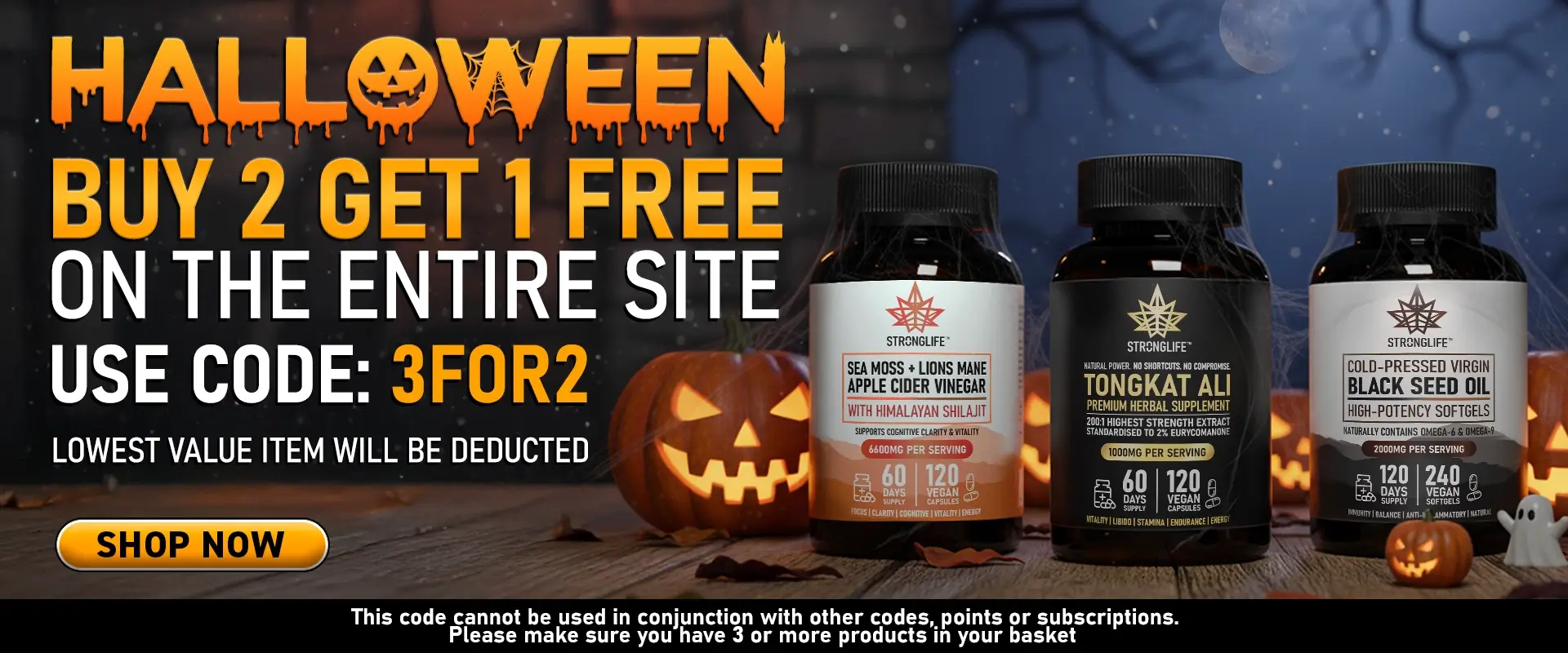 Stronglife Buy 2 Get 1 Free - Halloween Style