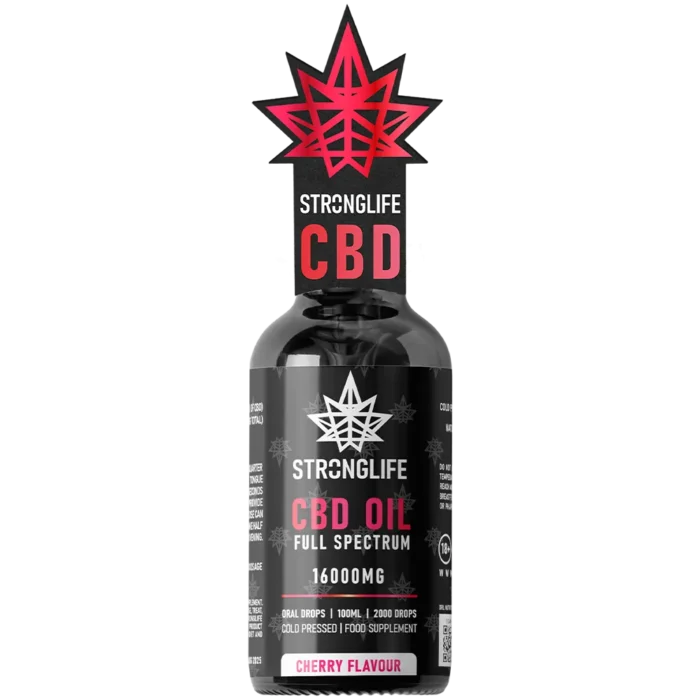 Full Spectrum Cherry Flavoured CBD Oil 100ml