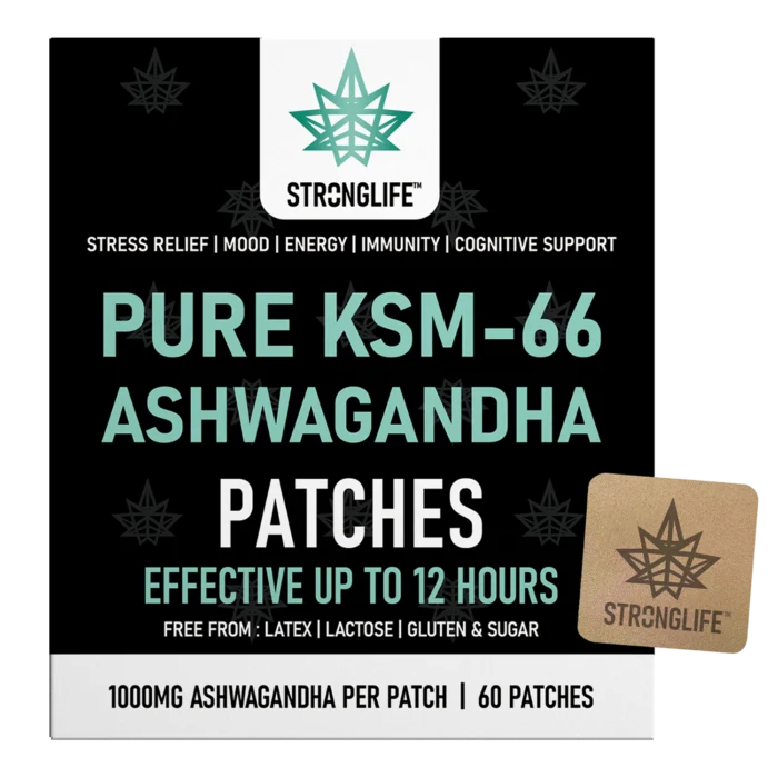 Stronglife Ashwagandha Patches Ashwagandha KSM-66 Patches Stress Relief
