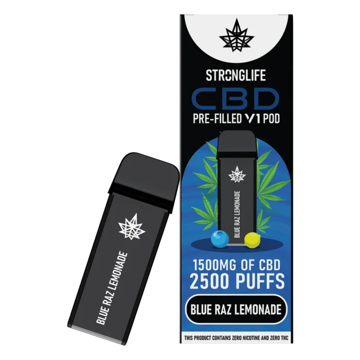 Blue Raz Lemonade V1 Prefilled CBD Vape Pod (Flavour Pod)