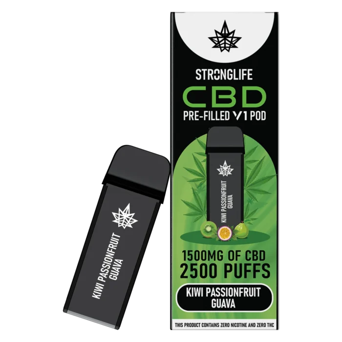 Kiwi Passionfruit Guava V1 Prefilled CBD Vape Pod (Flavour Pod)