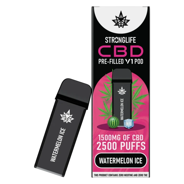Watermelon Ice V1 Prefilled CBD Vape Pod (Flavour Pod)