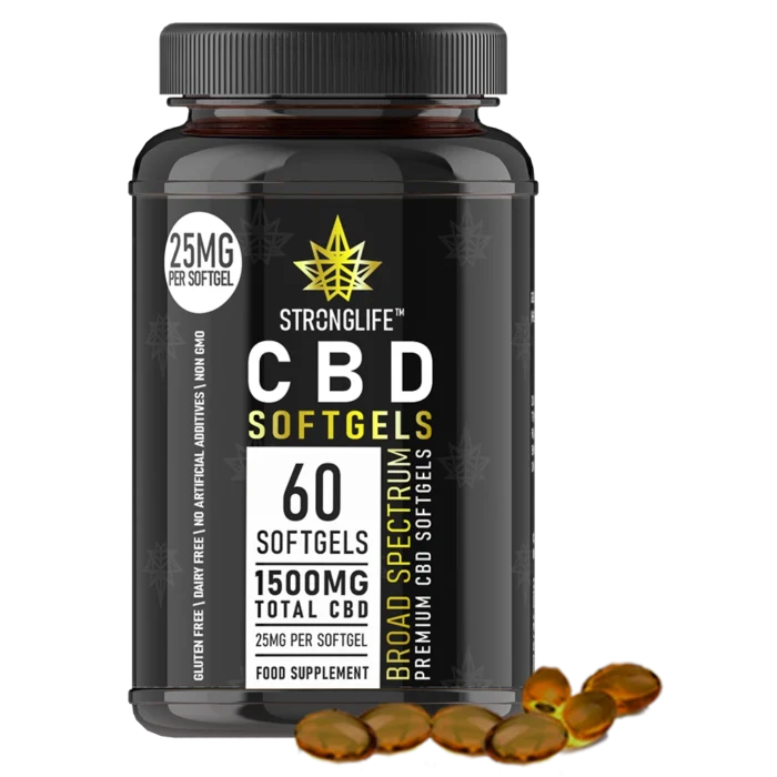 Broad Spectrum Softgel CBD Capsules