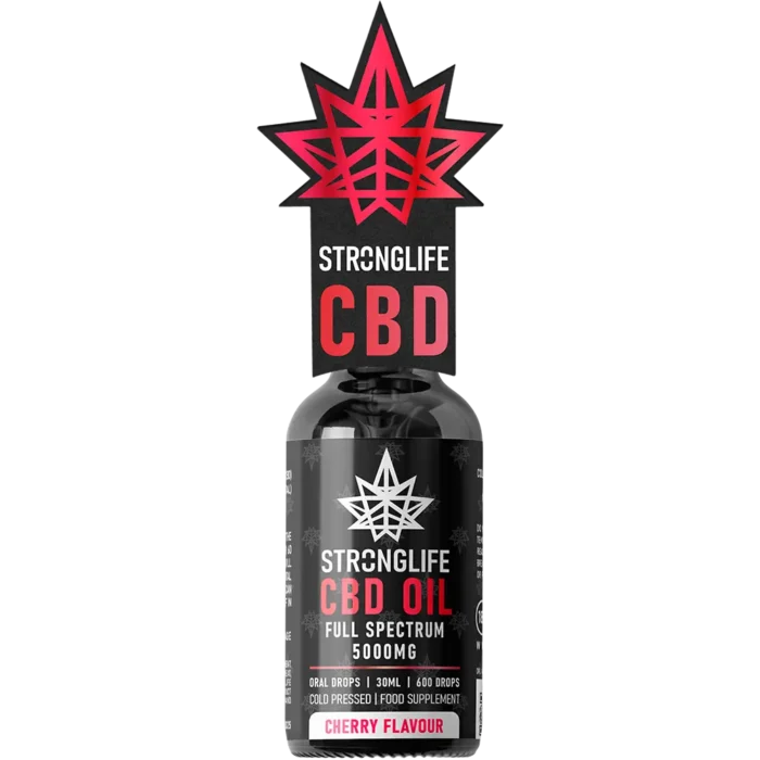 5000mg Full Spectrum Cherry Flavoured CBD Oil