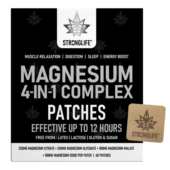 Stronglife Magnesium Patches Magnesium Complex Magnesium Glycinate Magnesium Citrate Magnesium Malate Magnesium Oxide Transdermal