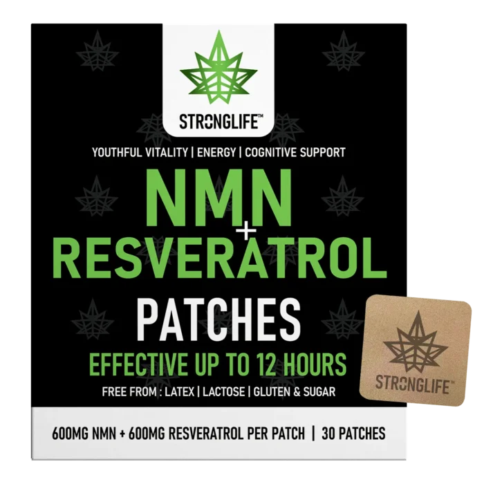 Stronglife NMN Patches Resveratrol Patches NMN And Resveratrol Transdermal Patches Youthful Vitality Energy Cognitive Support