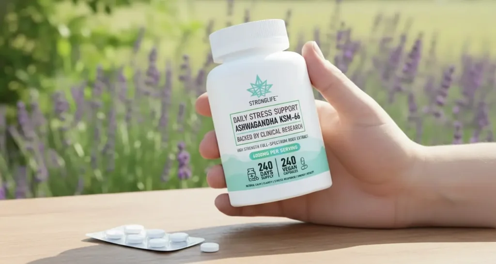 Can I Take Ashwagandha with Sertraline Ashwagandha KSM-66 Daily Stress Support Stronglife