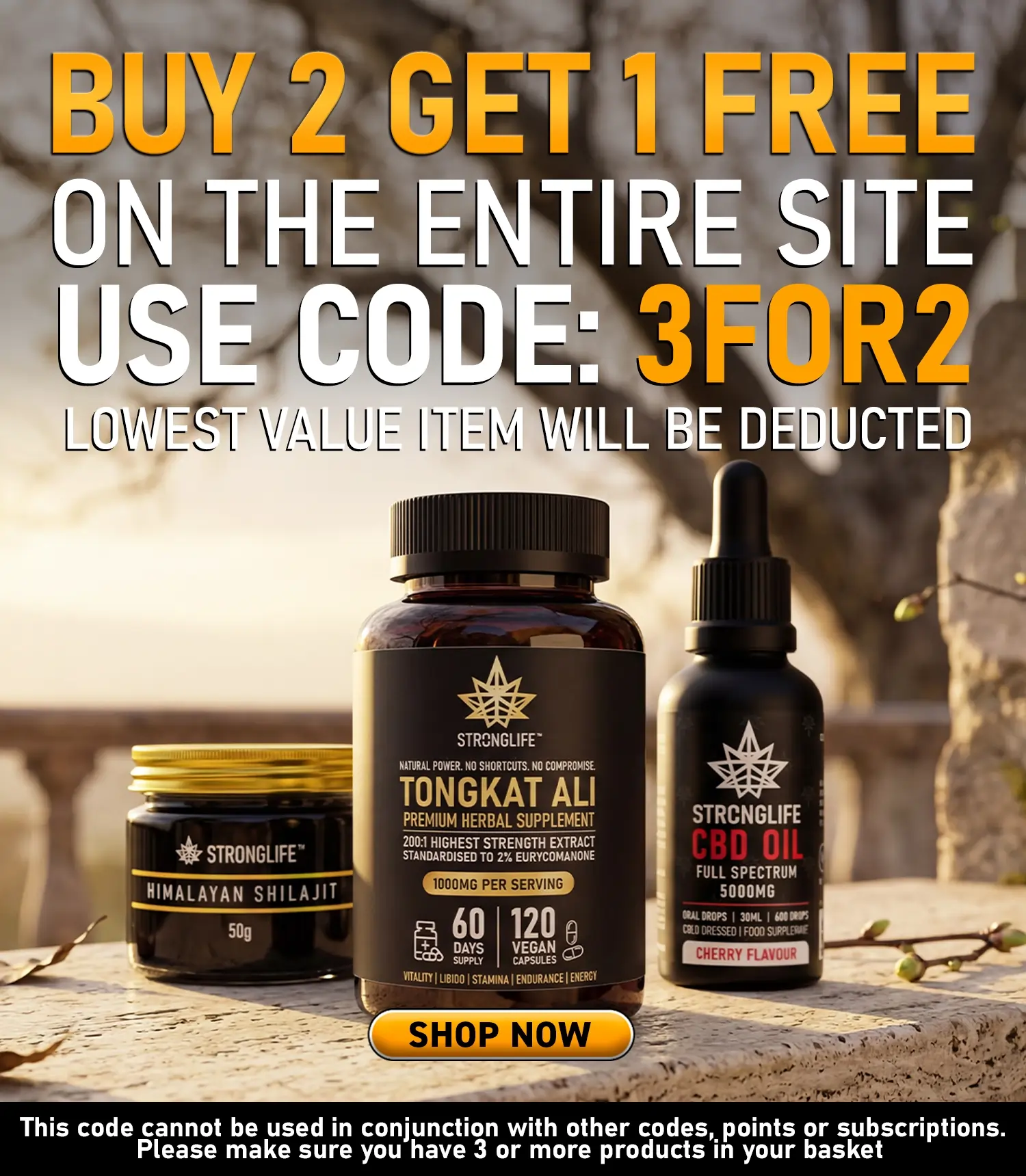 Buy 2 Get 1 Free Stronglife Health Supplements