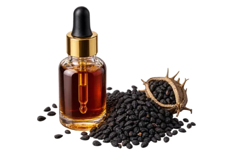 Black cumin seed oil specimen