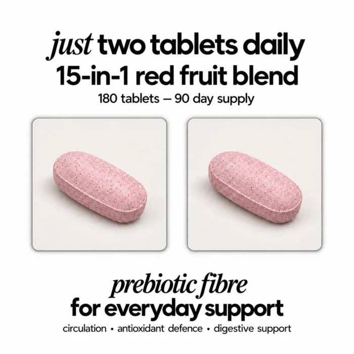 fruity-super-reds-tablets-15-in-1-plant-based-blend-usage