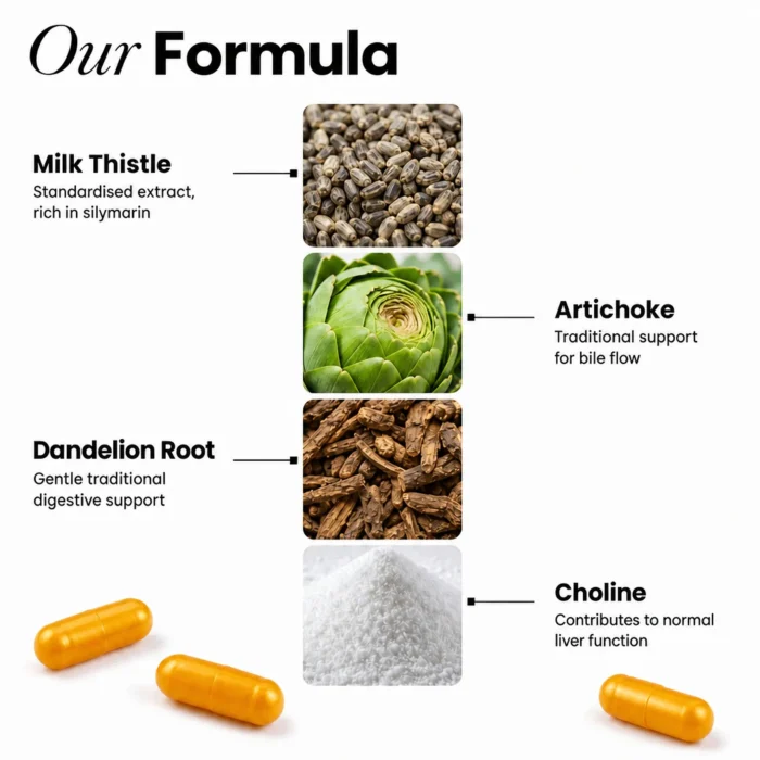 milk-thistle-capsules-with-artichoke-dandelion-choline-ingredients