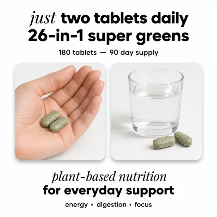 super-greens-tablets-26-in-1-plant-based-blend-usage