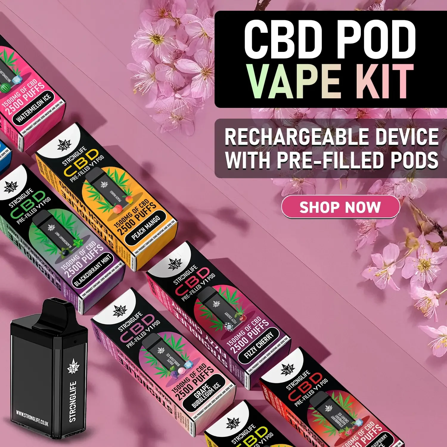 V1 CBD POD VAPE KIT